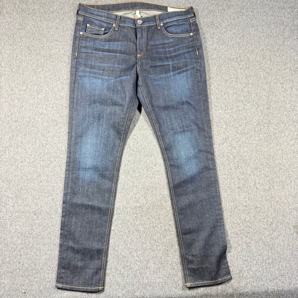 rag & bone Denim - Rag & Bone Jean Dre Slim Boyfriend Womens 32 Dark Wash Indigo Denim Jeans